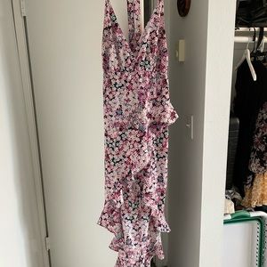 Revolve x Michael Costello floral dress
